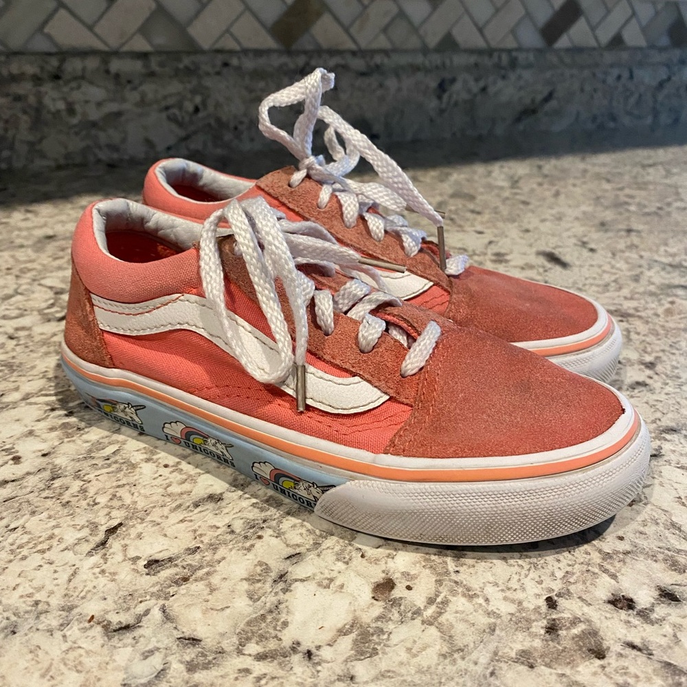 Vans with unicorn design. Size 12 1/2.